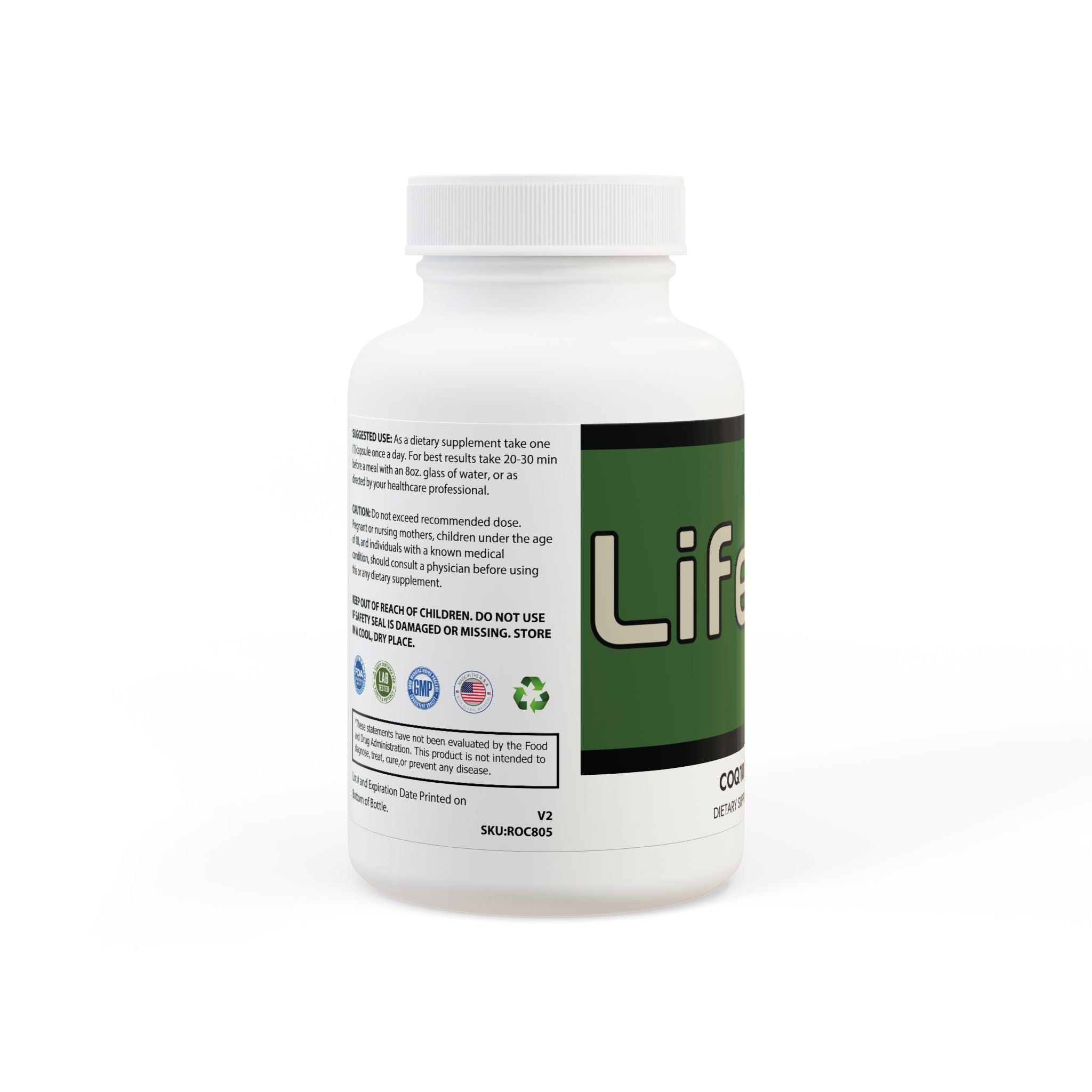CoQ10 (Ubiquinone) Supplement (30 Capsules)