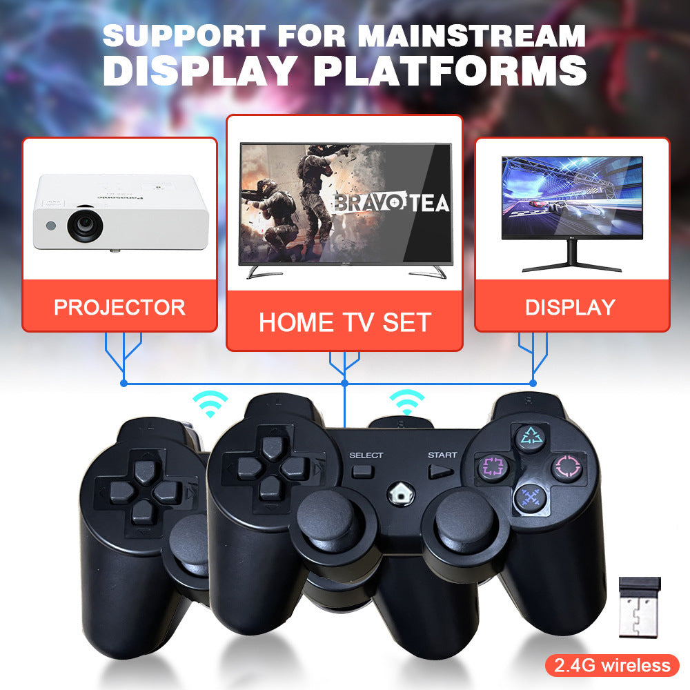 4K USB GameStick Emulator w/ HDMI Support, 30K+ Games & Sony-style Controllers